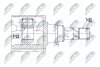 Opel corsa d шарнир равных угловых скоростей опель корса д на OPEL NTY NPWPL045 (фото 2)