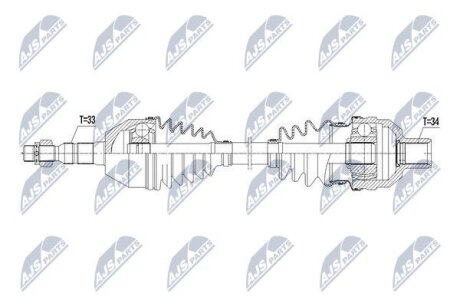 Opel meriva 1.4t полуось правая опель мерива 1.4t NTY NPWPL055