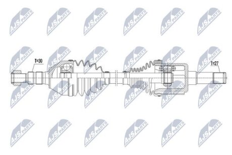 Opel astra j gtc полуось правая опель астра j gtc NTY NPWPL065