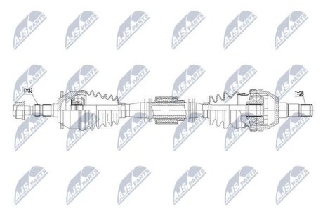 Opel astra j полуось правая опель астра j NTY NPWPL067