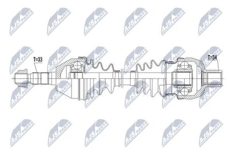 Opel astra h 2.0t полуось правая опель астра h 2.0t NTY NPWPL079
