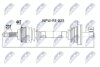 Полуось левая renault megane i, 7711135207 NTY NPW-RE-025 (фото 1)