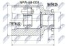 Внутренний шрус subaru forester s10 atm 2.0 9602 impreza g10 atm 2.0 9200, 28092-AA020 NTY NPW-SB-003 (фото 1)