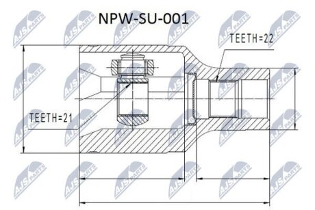 Suzuki baleno шарнир равных угловых скоростей правый сузуки балено на SUZUKI NTY NPW-SU-001