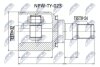Toyota avensis cdt220 шарнир равных угловых скоростей левый тойота авенсис cdt220 на Toyota NTY NPW-TY-023 (фото 1)