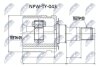 Внутренний шрус Toyota hilux ggn25 3.0d4d 0511>,430400k010 NTY NPW-TY-043 (фото 1)