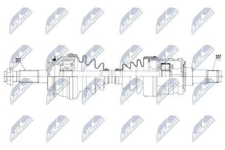 Toyota 4wd hilux полуось левая, правая тойота 4wd хилакс на TOYOTA NTY NPWTY081