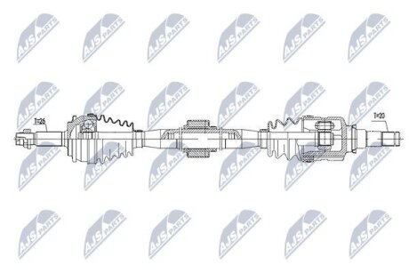 Toyota avensis t27 полуось правая тойота авенсис т27 NTY NPWTY085