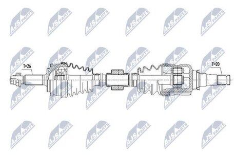 Toyota avensis t27 полуось левая тойота авенсис t27 NTY NPWTY087