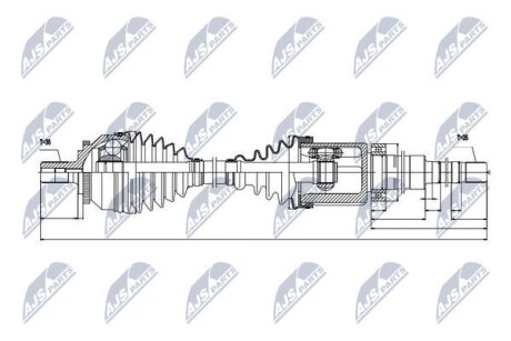 Приводной вал на VOLVO NTY NPWVV020