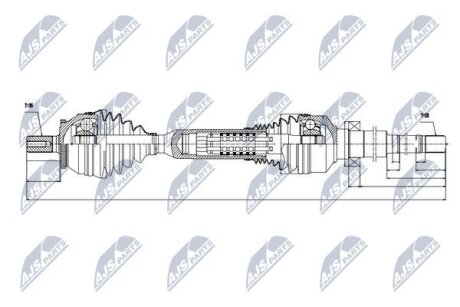 Приводной вал на VOLVO NTY NPWVV049