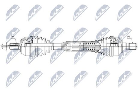 Volvo awd xc60 полуось левая вольво awd xc60 на VOLVO NTY NPWVV054