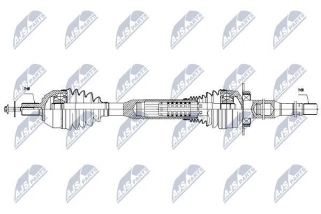 Volvo xc60 полуось правая вольво xc60 на VOLVO NTY NPWVV056