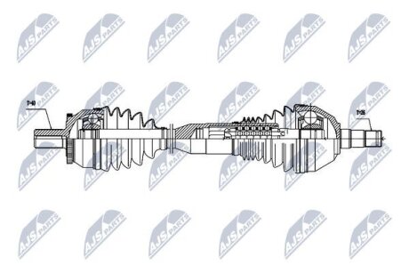 Volvo xc90 полуось левая вольво xc90 на VOLVO NTY NPWVV059