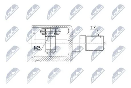 ШАРНИР РАВНЫХ УГЛОВЫХ СКОРОСТЕЙ NTY NPWVV068