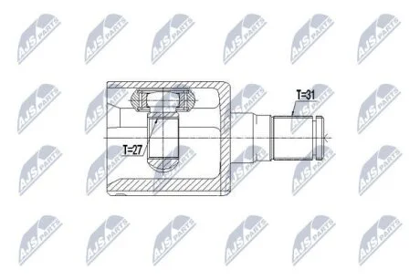 ШАРНИР РАВНЫХ УГЛОВЫХ СКОРОСТЕЙ NTY NPWVV076