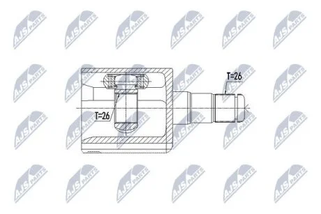 ШАРНИР РАВНЫХ УГЛОВЫХ СКОРОСТЕЙ NTY NPWVV084