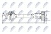 Vw golf v/vi полуось фольксваген гольф v/vi на AUDI,SEAT,SKODA,VW NTY NPWVW032 (фото 1)