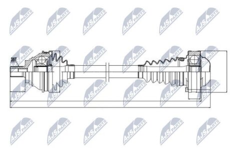 Vw golf v/vi полуось фольксваген гольф v/vi на AUDI,SEAT,SKODA,VW NTY NPWVW032