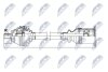 Vw golf v/vi полуось левая фольксваген гольф v/vi на AUDI,SEAT,SKODA,VW NTY NPWVW039 (фото 1)