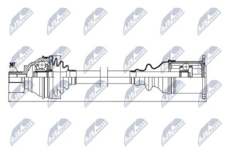 Vw golf v/vi полуось левая фольксваген гольф v/vi на AUDI,SEAT,SKODA,VW NTY NPWVW039