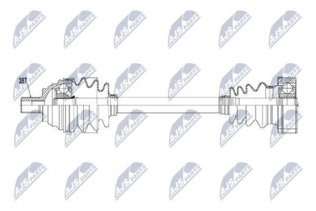 PрЭOЧ NAPиDOWA VW GOLF V/VI/VII, PASSAT 05-11, TOURAN 03-10, CADDY III 04-1 NTY NPWVW057