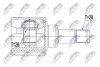 Vw polo шарнир равных угловых скоростей левый, правый фольксваген поло NTY NPWVW072 (фото 1)