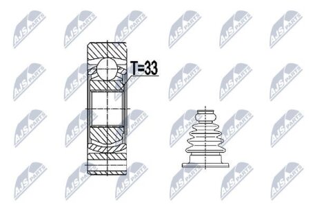PRZEGUB WEWNиTRZNY VW GOLF IV/V/VI, JETTA III, PASSAT 05-, POLO 09-, TIGUAN 07- NTY NPWVW074