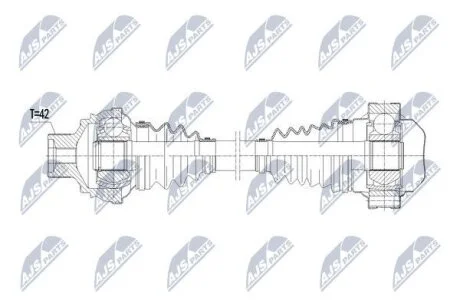 PрЭOЧ NAPиDOWA AUDI A6 10-18, A6 ALLROAD 12-18, Q5 08-, A7 10-18, A8 10-18 NTY NPWVW079