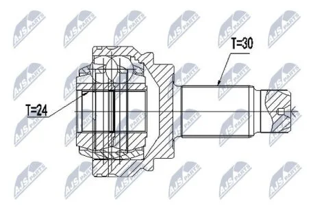 Bmw x1 шарнир равных угловых скоростей бмв х1 на Bmw NTY NPZBM012