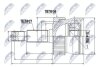 Jeep cherokee шарнир равных угловых скоростей джип чероки на JEEP NTY NPZ-CH-008 (фото 1)
