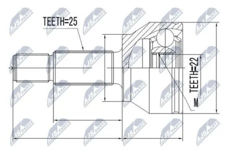 Ford fiesta v шарнир равных угловых скоростей форд фиеста v на FORD,MAZDA NTY NPZFR025