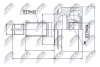 Honda accord cn шарнир равных угловых скоростей хонда аккорд cn на HONDA NTY NPZHD051 (фото 1)