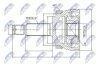Шрус/граната зовн. Hyundai Tucson, Kia Sportage 2.0CRDi 04-&gt; (z26x27) NTY NPZ-HY-507 (фото 1)