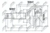 Шарнирный комплект, приводной вал на HYUNDAI,KIA NTY NPZHY509 (фото 1)