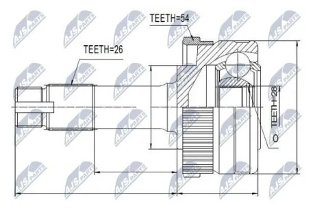 Mercedes g-klasa 463 шарнир равных угловых скоростей мерседес g-класса 463 на MERCEDESBENZ NTY NPZME011