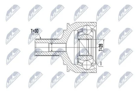 Mercedes-benz w176 шарнир равных угловых скоростей мерседес бенс w176 NTY NPZME028