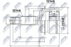 Наружный шрус mitsubishi pajero iv v87w,3815a199 NTY NPZ-MS-055 (фото 1)
