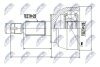 Mazda 3 bk шарнир равных угловых скоростей мазда 3 bk на MAZDA NTY NPZ-MZ-042 (фото 1)