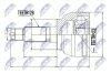 Mazda 3 bk шарнир равных угловых скоростей мазда 3 bk на MAZDA NTY NPZ-MZ-047 (фото 1)