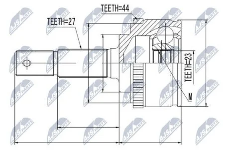 Nissan primera шарнир равных угловых скоростей нисан примьера на NISSAN NTY NPZ-NS-059