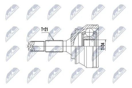 Citroen c-elysee шарнир равных угловых скоростей ситроен с-елис NTY NPZPE032