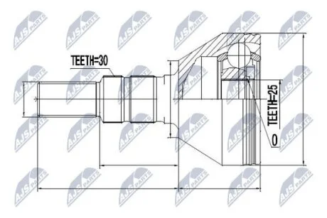 Opel vectra c шарнир равных угловых скоростей опель вектра с на FIAT,OPEL NTY NPZPL020