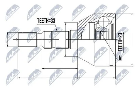 Opel astra j шарнир равных угловых скоростей опель астра j на OPEL NTY NPZ-PL-023