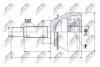 Наружный шрус dacia logan 1.2/45383,npz-re-045 NTY NPZRE045 (фото 1)