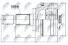 Шарнир равных угловых скоростей toyota tundra sequoia 07-, 434300c020 NTY NPZ-TY-011 (фото 1)