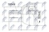 Volvo s40 ii/v50 шарнир равных угловых скоростей передний вольво s40 ii/v50 на FORD,NISSAN,VOLVO NTY NPZVV014 (фото 1)
