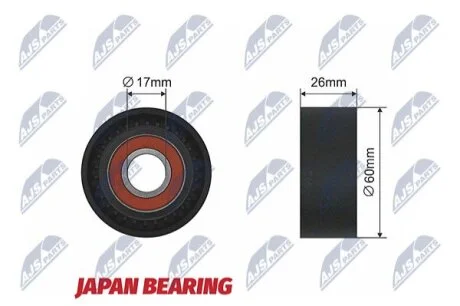 Citroen jumper ролик ручейкового ремня ситроен джампер на FIAT NTY RNKCT002