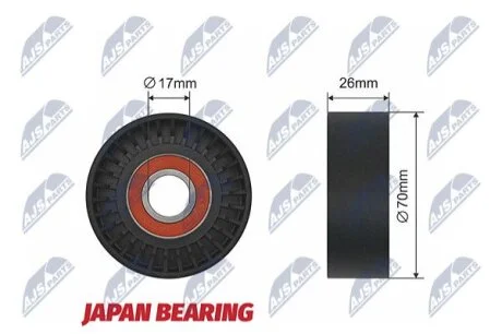 Ford focus ролик ручейкового ремня форд фокус на FORD NTY RNK-FR-002