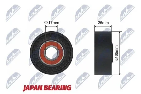 Renault clio ролик ручейкового ремня рено клио на BMW,DACIA,FIAT,FORD,MINI,MITSUBISHI,NISSAN,RENAUL NTY RNK-RE-001